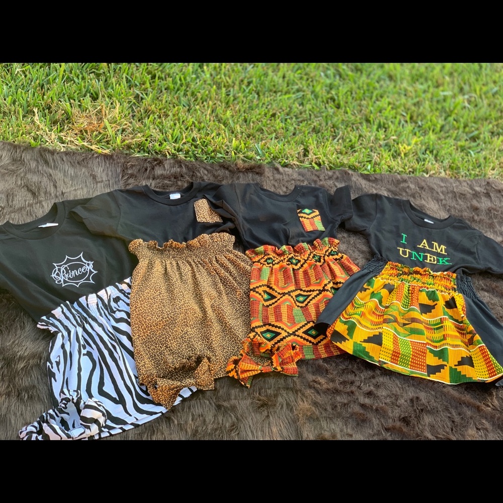 HANDMADE Toddler T-shirt Dresses with Headbands